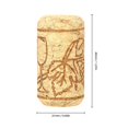 thumbnail image 1 of 50pcs/set Wine Bottle Stopper 40*21mm Set of 50pcs Red Wine Bottle Stopper Oak Red Wine Bottle Stopper Oak Wine Corks, 1 of 5