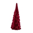 thumbnail image 4 of ZheElen Statue de Sapin de Noël en Céramique Rouge Décoration de Table Festive avec Détails Floqués Rouges Élégante et Robuste 10x25cm, 4 of 6