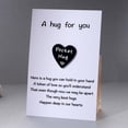 thumbnail image 4 of Tarjeta de felicitación MIXJOY Pocket Hug Token Black Thinking of You, 4 of 7