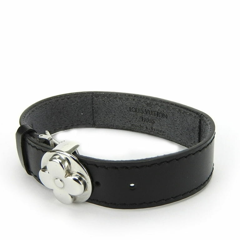 LOUIS VUITTON / ブラスレ・ヴ-グッドラックブレスレット/レザー/BLK/レディース/M64447 Pre-Owned Louis Vuitton Bracelet Vous Good Luck M64447 Leather