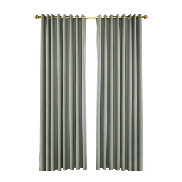 Blackout Curtains for Bedroom Grommet Insulated Room Curtains for Living Room, Set of 2 Panels (53*95in)