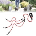 thumbnail image 4 of Dog Leash Dog Walking Leash Dog Training Leash Dog Traction Rope Nylon Dog Leash Dog Leash 360° Rotation Reflective Dog Walking Leash With Foam Handle For Hiking Camping Backyard, 4 of 8