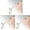 Clear 3PCS, variant on Nose Clip， Silicone Wide Nose Slim And Lifting Straightener
