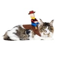 thumbnail image 3 of Vibrant Life Halloween Costume for Dogs and Cats, Ride-On Cowboy, Small, 3 of 9