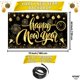 thumbnail image 2 of Telón de fondo KatChon Happy New Year 2025, 183 x 112 cm, con cinta, 2 of 7