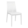 thumbnail image 2 of Luxury Commercial Living 3-Piece White Recyclable Outdoor Patio Dining Set 35", 2 of 5