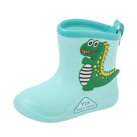 

Zlekejiko Children Cute Cartoon Fashion Waterproof And Non Slip Rain Boots Rain Boots Soft Bottom Fashion Rain Boots