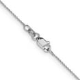 thumbnail image 3 of 14K White Gold Cable Chain Styles Necklace .8 mm Round 18 inch 0.8, 3 of 4