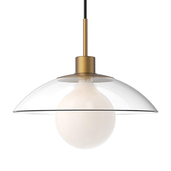 Alora Lighting Pd517112cl Francesca 12" Wide Pendant - Gold