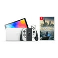 thumbnail image 1 of Nintendo Switch (OLED Model) w/ White Joy-Con (Nintendo Switch) PLUS Hogwarts Legacy (Nintendo Switch), 1 of 5