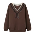 thumbnail image 5 of New V-neck Bow Rhinestone Sweater, 5 of 9