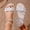 Silver, variant on YLOMAY Women’s Sandals Flat Sandals with Straps Roman Sandals Casual Bohemian Style Flowers Shoes Summer Beach Vacation Sandals Black 6