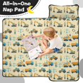 thumbnail image 4 of Excavator and Construction Worker Teens Toddler Nap Mat with Pillow, Sleeping Mat Bag for Preschool Daycare 51"x22", 4 of 6
