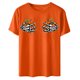 thumbnail image 4 of Tops de Mujer Elegantes Blusas Casuales Camisas de Moda Cuello Redondo Ocio Manga Corta Impresión Odeerbi ODB168341, 4 of 5