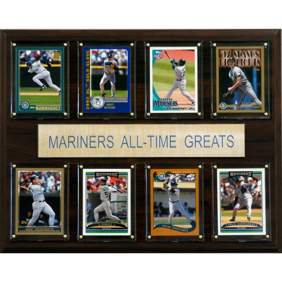 Seattle Mariners 12'' x 15'' All-Time Greats Plaque