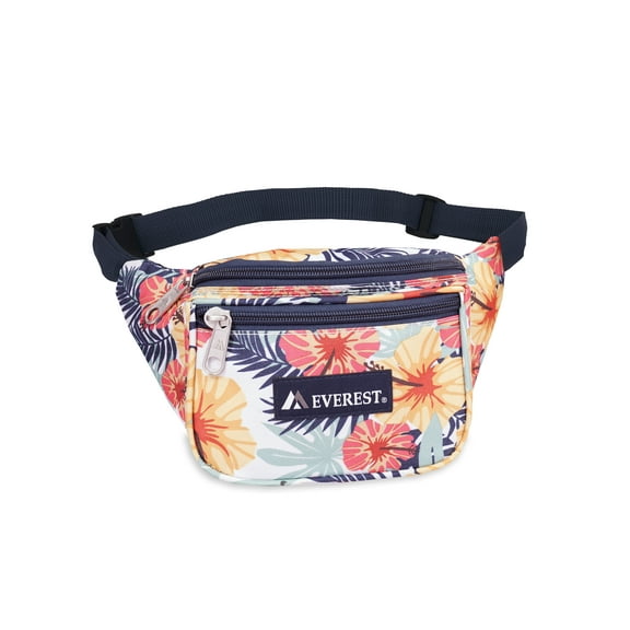 Everest Unisex Signature Waist Fanny Pack Tropical Print