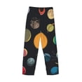thumbnail image 3 of Lsque Planets And Their Moons Print Men's Pajama Pants, Lounge Pant - Comfortable Home Wear,Elastic Waistband, Stylish Design-Medium, 3 of 9