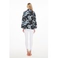 thumbnail image 3 of Women Light Weight Rayon Casual Open Front Jacket Cardigan Midnight Bloom Large, 3 of 5