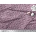 thumbnail image 3 of Soimoi Purple Modal Satin Fabric Stripe & Alphabets Text Fabric Prints By Yard 42 Inch Wide, 3 of 3