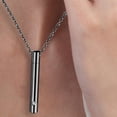 thumbnail image 3 of Collar de conmemorativa resistente Botella de perfume Buena cadena de sellado Impermeable Moda Negro sin Cadena Zulema collar de urna conmemorativa, 3 of 8