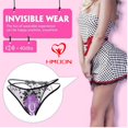 thumbnail image 1 of Wearable Dildo Vibrator G Spot Clitoris Stimulator Butterfly Vibrating Panties Erotic Toy Adult Toy for Women Orgasm Masturbator Gao Jinjia LED, 1 of 2