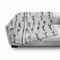 thumbnail image 3 of Golf Soft Flannel Fleece Throw Blanket, Golf Swing Shown in 14 Stages Sports Hobby Themed Sketch Art Storyboard Print, Cozy Plush for Indoor and Outdoor Use, 70" x 90", Black White, by Ambesonne, 3 of 6