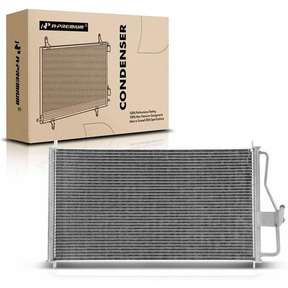 A-Premium Air Conditioning A/C Condenser Compatible with Chevrolet Camaro 1986-1991 & Pontiac Firebird 1986-1991, Replace# 3231, 3058523