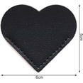 thumbnail image 4 of HUGFEGWE 5Pcs Handcrafted Faux Leather Corner Bookmark Waterproof Soft Mini Vintage Heart-Shaped Page Notebook Accessory CJB91-52801, 4 of 7