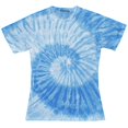 thumbnail image 1 of Colortone- Camiseta de manga corta con efecto teñido para mujer (Teñido azul), 1 of 1