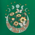thumbnail image 6 of Wild Bobby I Only Told The Moon, Moon Phases Daisies and Butterflies Vintage Men Tee, Kelly, Small, 6 of 6