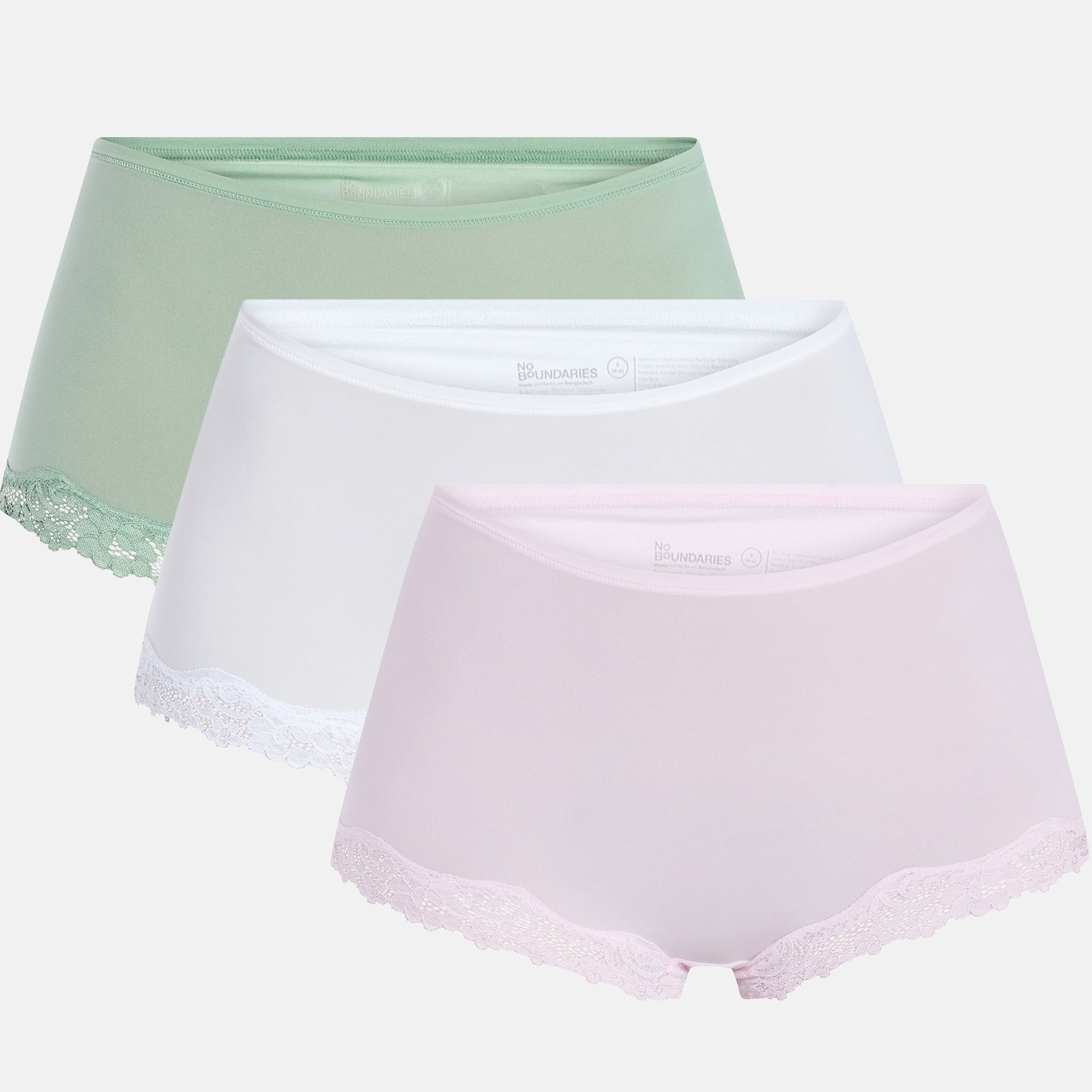 Delicate Pink, Vivid White, Topiary Green