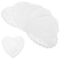 thumbnail image 4 of KAKOWELY 300 servilletas de papel con forma de corazón, para decoración de tartas, postres, vajillas, 4 pulgadas, 4 of 5