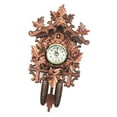 thumbnail image 3 of deevoka 2pcs Antique Design Wooden Frame Cuckoo Clock Wall Clock for Home Wall Decor, 3 of 9