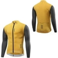 thumbnail image 2 of Men Cycling Jersey Long Sleeves Road Bike Jersey Reflective Breathable Cycling Tops, 2 of 9