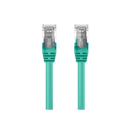 Belkin A3L980B07-GRN-S 7' RJ-45 Male-to-Male Cat6 Snagless Patch Cable Green