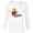 White, variant on The Simpsons Bart Simpson Skate Royalty - Long Sleeve T-Shirt for Men - Customized-White