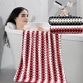 thumbnail image 1 of Sentmoon Bath Towel Beach Towel Three Colour Check Towel Bath Towel Set Velvet Bath Towel Household Absorbent Washcloth Soft Bath Towel for Sports and Gym, 1 of 7