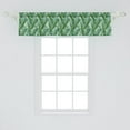 thumbnail image 2 of Ambesonne Jungle Leaves Window Valance, Fronds Tones of Green, 54" X 12", Multicolor, 2 of 3