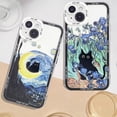 thumbnail image 3 of Arte Van Gogh Gato Lirios La Noche Estrellada Jardín Funda De Teléfono Para Samsung Galaxy A14 A54 5G A34 A13 A23 A33 A52 A52S A53 A32 A51 A31 A73 A72 A71 4G 5G Ojos De Ángel Cubierta Suave, 3 of 4