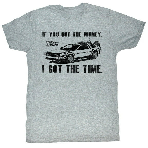 Back To The Future Movies Got Da Money Adult Short Sleeve T Shirt