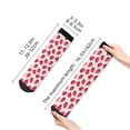 thumbnail image 4 of Pofeuu Strawberry Print 30cm Socks, Adult Running Hiking Socks for Youth and Adult, 4 of 7