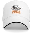 thumbnail image 1 of Im A Native American Woman Hat Indigenous Pride Much Stronger Baseball Cap Golf Dad Hats Retro Classic Adjustable, 1 of 8