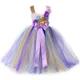 thumbnail image 2 of Vestido de tul con tutú para niña de las flores, vestidos infantiles para niñas, ocasiones especiales, bodas, fiestas, vestidos de princesa, vestidos de baile para niños, 2 of 5