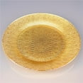 thumbnail image 1 of Grenade Rouge 0992-1 11 Po Galette Assiette en Verre Doré&44; Or, 1 of 1