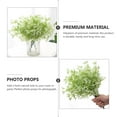 thumbnail image 4 of 3 piezas de decoración de flores artificiales de simulación de plantas verdes artificiales de decoración de plantas verdes, 4 of 6