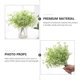 thumbnail image 3 of KAKOWELY 3 piezas de decoración de flores artificiales, simulación de planta verde, decoración de planta verde artificial, 3 of 4