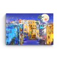 thumbnail image 3 of Startonight Canvas Wall Art Abstract - Happy Colors Urban Landscape and Moon Painting - Large Artwork Print for Living Room 32" x 48", 3 of 6