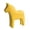 Yellow, variant on simhoa Swedish Dala Horse Figurine Collectible for Table Centerpiece Holiday Office Red