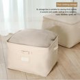 thumbnail image 1 of Agiferg Cotton Clothes Storage Box Wardrobe Cloth Underwear Storage Box Quilt Sorting Bag Toy Sundries Storage Basket, 1 of 2