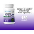 thumbnail image 6 of Puregen Labs Extra Strength Headache Relief 150 Caplets with Acetaminophen 250 mg, Aspirin (NSAID) 250 mg, Caffeine 65 mg - Temporary Relief of Minor Aches & Pains, 6 of 8